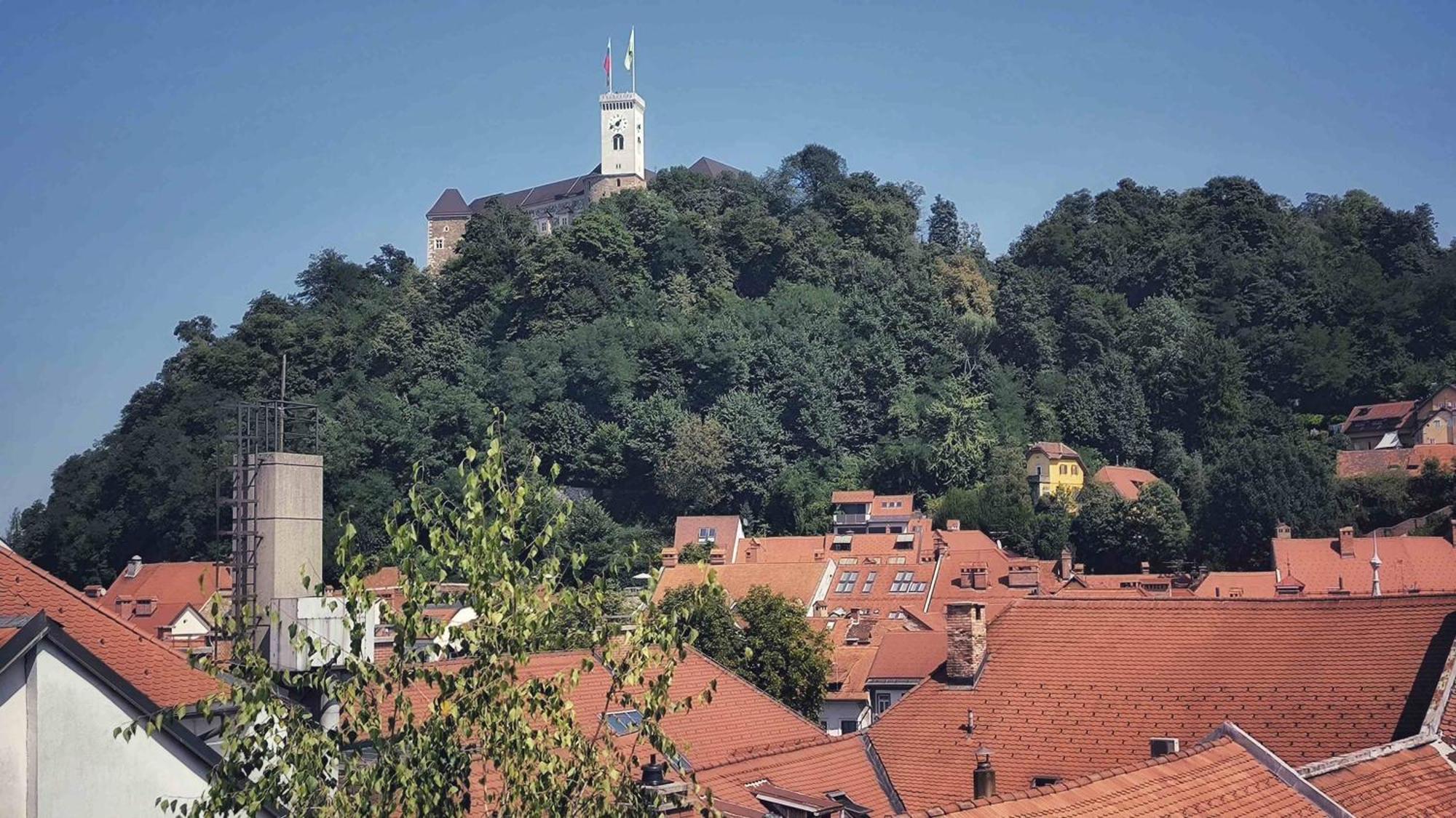 Penthouse View In Town Apartment Ljubljana Exterior foto